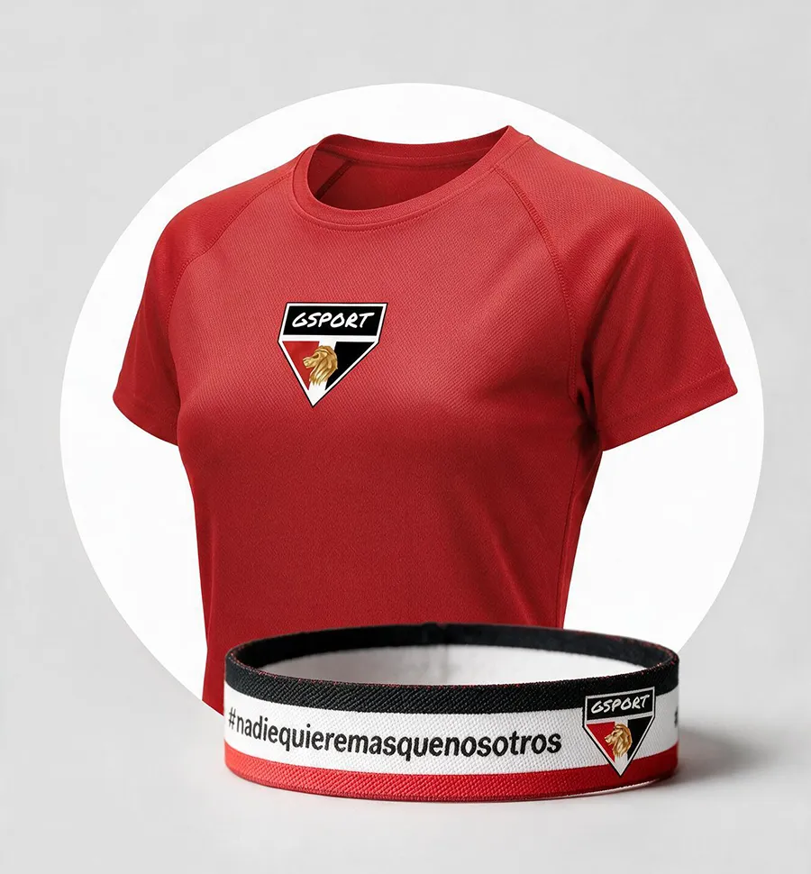 Camiseta y pulsera Gsport incluidas